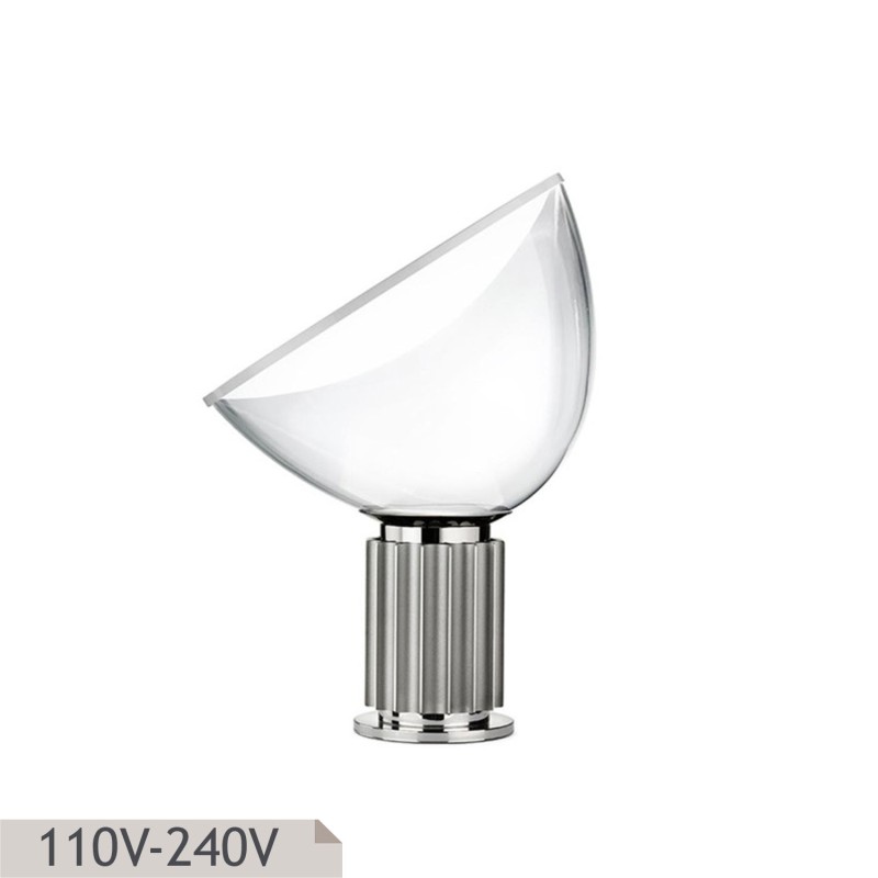 Flos  Lampada da tavolo Taccia Small argento longho design palermo