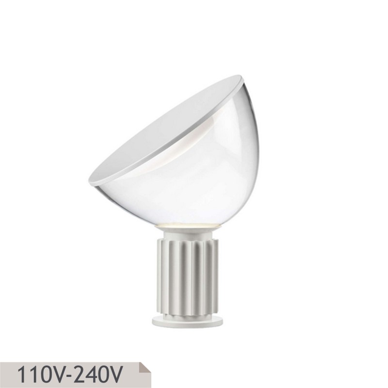 Flos  Lampada da tavolo Taccia Small argento longho design palermo