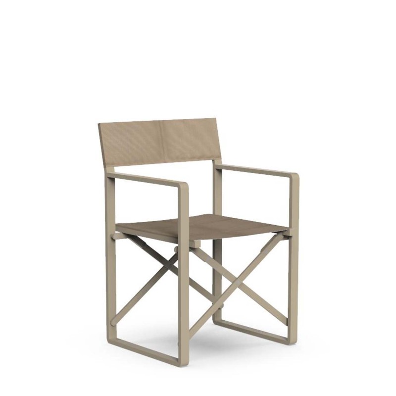 Talenti Chic director chair charcoal Longho Design Palermo