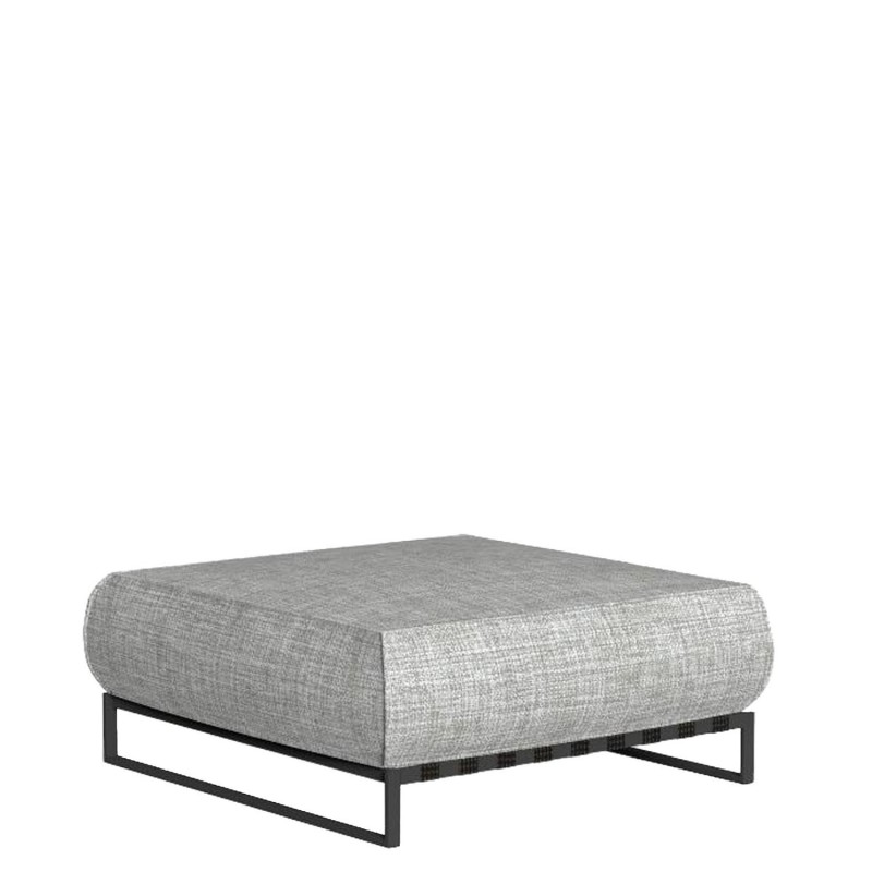 Talenti Pouf Casilda graphite grey light Longho Design Palermo