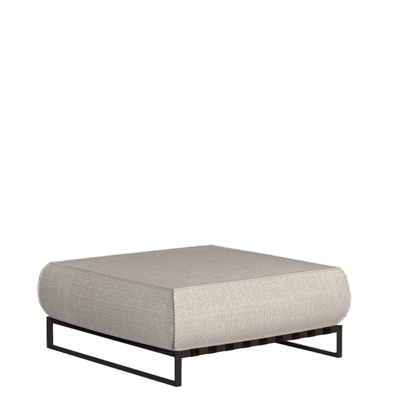 Talenti Pouf Casilda mokka white/beige Longho Design Palermo