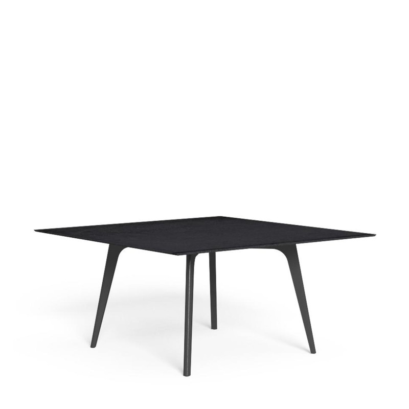 Talenti – Cleosoft Alu dining table 150x150 graphite