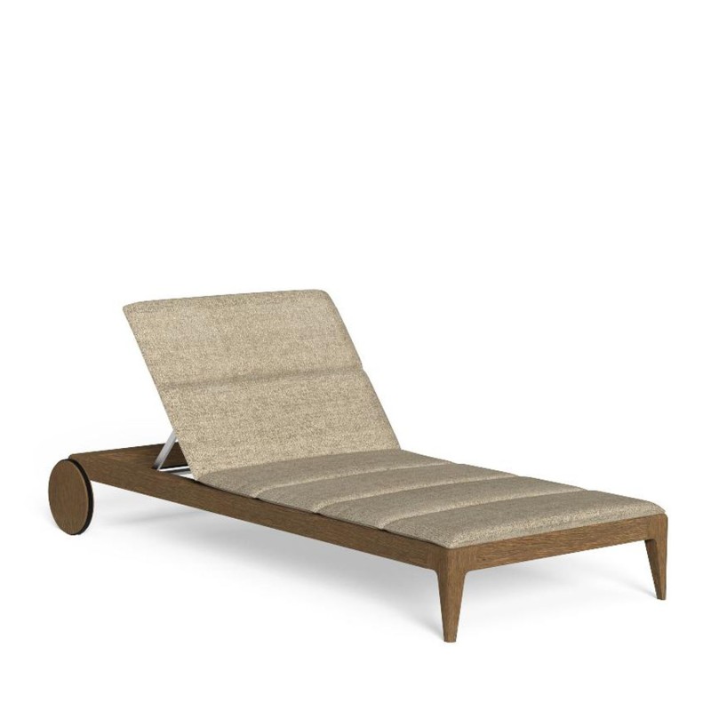 Talenti Lettino Cruise Teak Longho design palermo