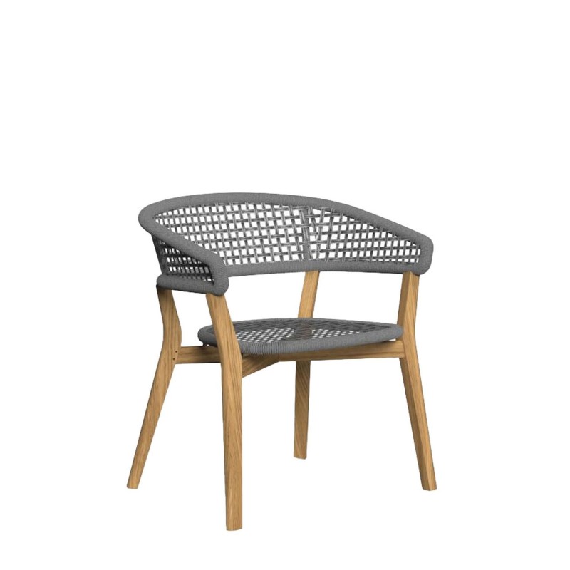 Talenti Poltrona Pranzo Moon Teak longho design palermo 6