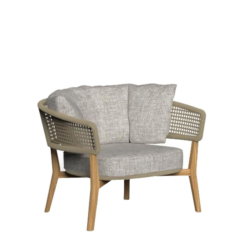 Talenti - Moon Teak living armchair beige