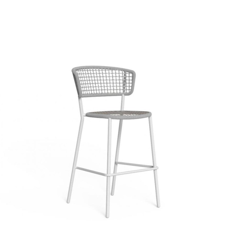 Talenti - Moon Alu bar stool white