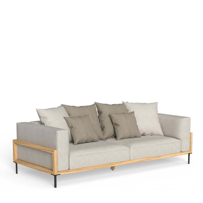 Talenti Cleosoft Wood 3 seater sofa Longho Design Palermo