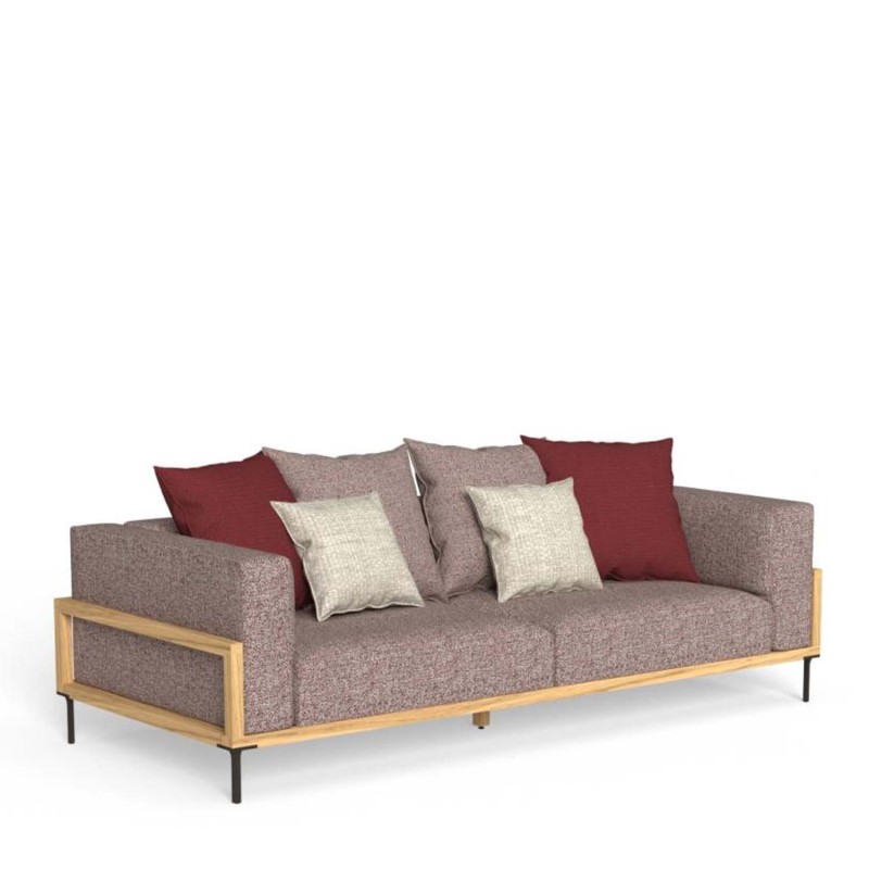 Talenti Cleosoft Wood 3 seater sofa Longho Design Palermo