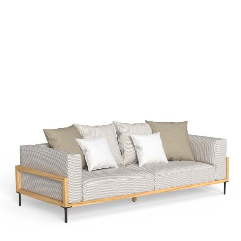 Talenti Cleosoft Wood 3 seater sofa Longho Design Palermo