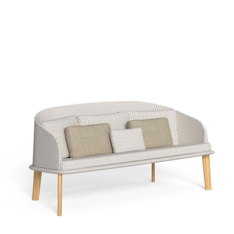 Talenti Divano Cleosoft Wood Love Seat longho design palermo