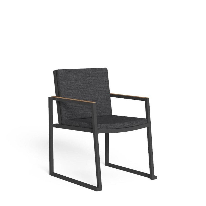 Talenti Alabama Alu dining armchair Longho Design Palermo