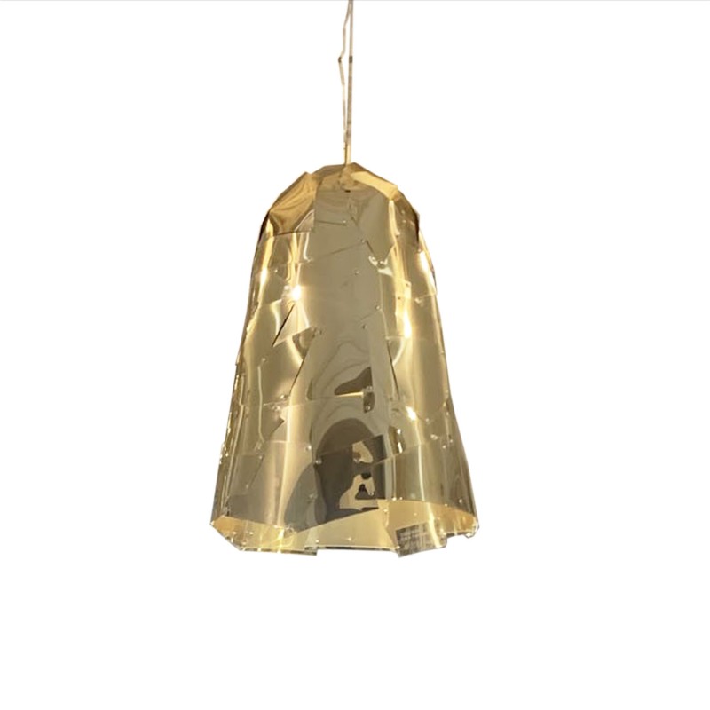 edra Lampada a sospensione Campana gold Longho design palermo