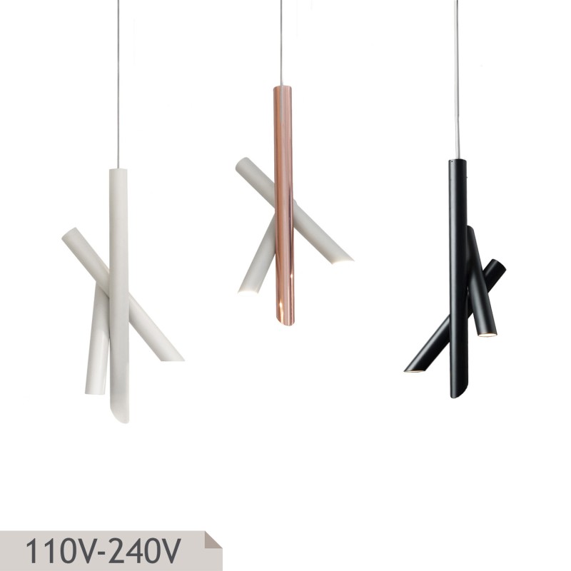 Nemo Lampada a sospensione Tubes 3 Longho design palermo