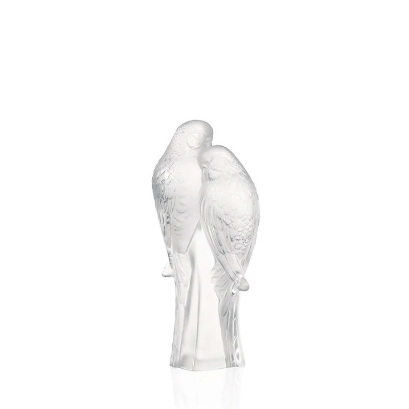 Lalique Scultura 2 Parakeets longho design palermo