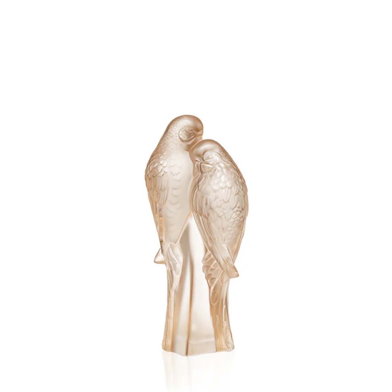 Lalique Scultura 2 Parakeets longho design palermo