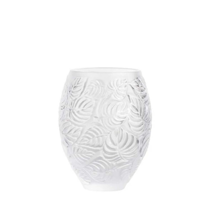 Lalique Vaso Feuilles longho design palermo