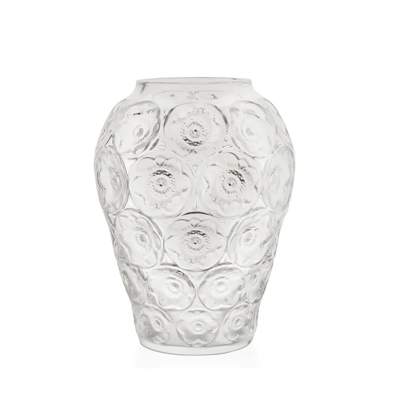 Lalique Vaso Anemones longho design palermo