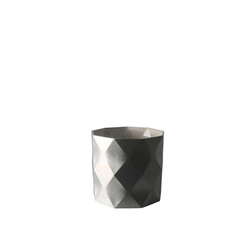 B&B Italia  - Vaso Joker foglia d'argento Longho Design Palermo