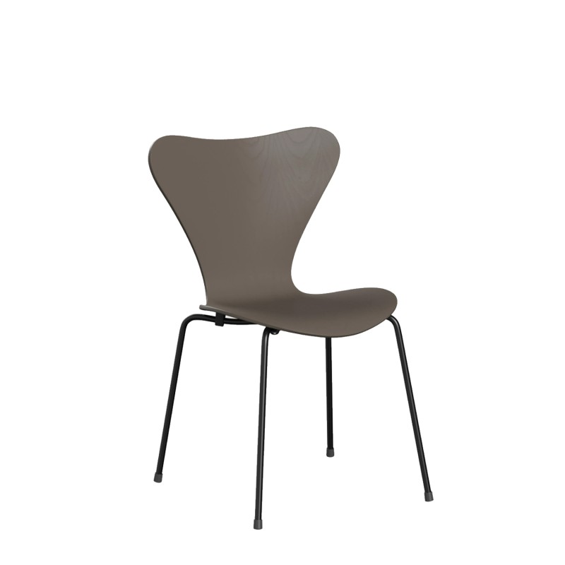 Fritz Hansen - Sedia Series 7 base nera scocca Ash