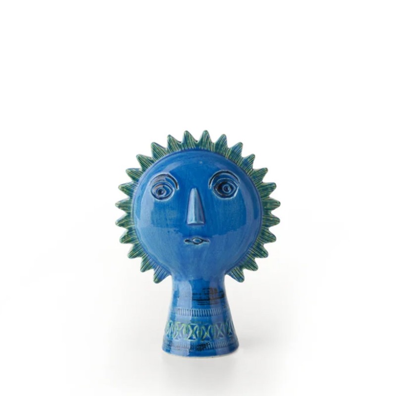 Bitossi Ceramiche Rimini blu Figura di sole Longho Design Palermo