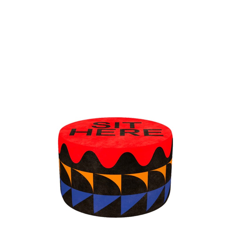 Qeeboo Pouf Oggian Sit Here M Longho Design Palermo