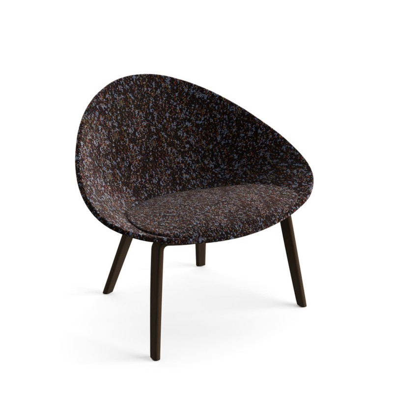 Arper - Adell armchair base black oak