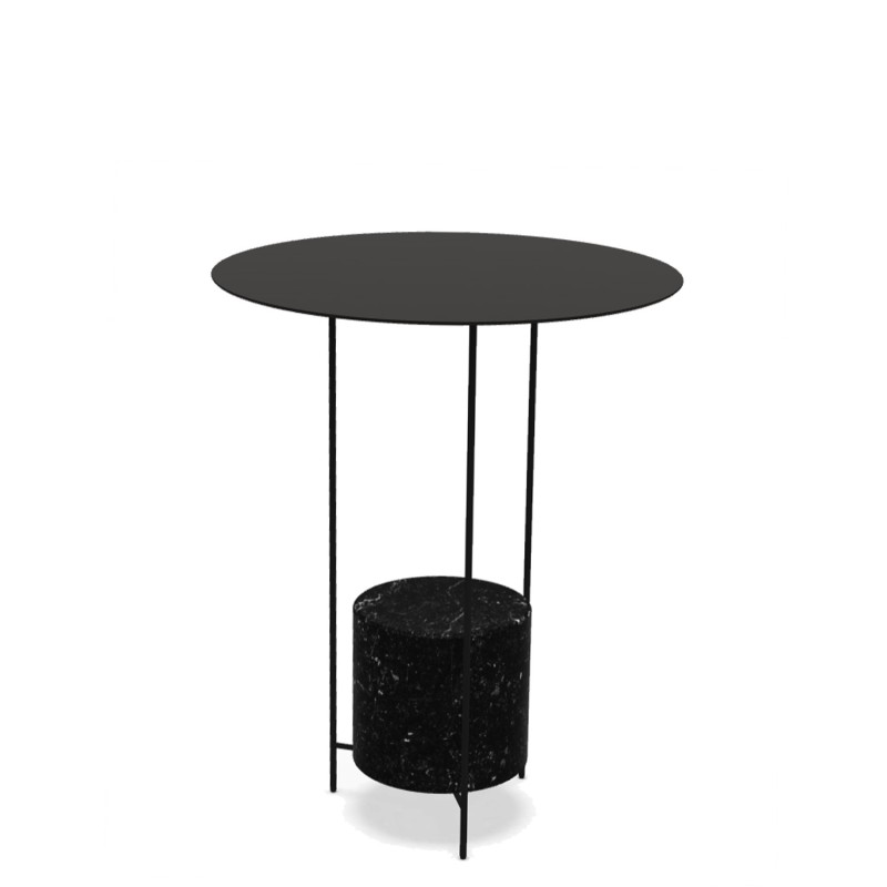 Molteni Tavolino Panna Cotta Nero H50 Longho Design Palermo