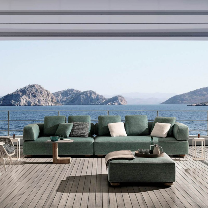 Minotti  Divano modulare Florida Longho design palermo