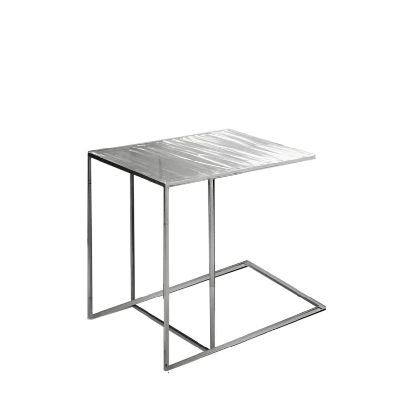 Minotti - Leger coffee table H50 with ground metal top