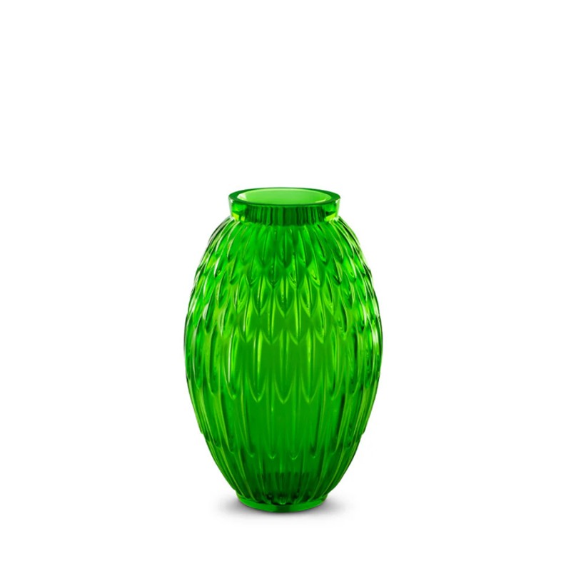 Lalique Vaso Plumes longho design palermo