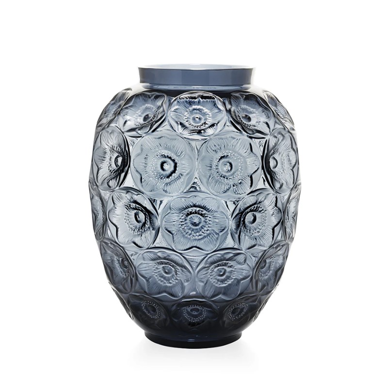 Lalique Vaso Anemones longho design palermo