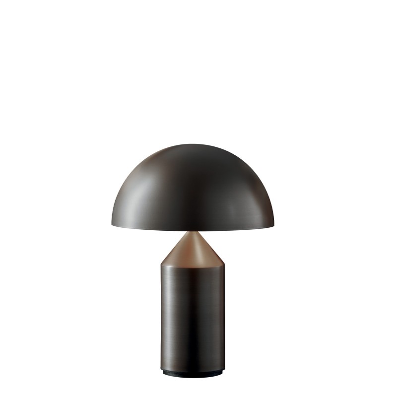 Oluce - Lampada da tavolo Atollo metallo bronzo H35