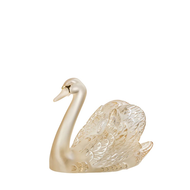 Lalique Scultura Swan head up longho design palermo