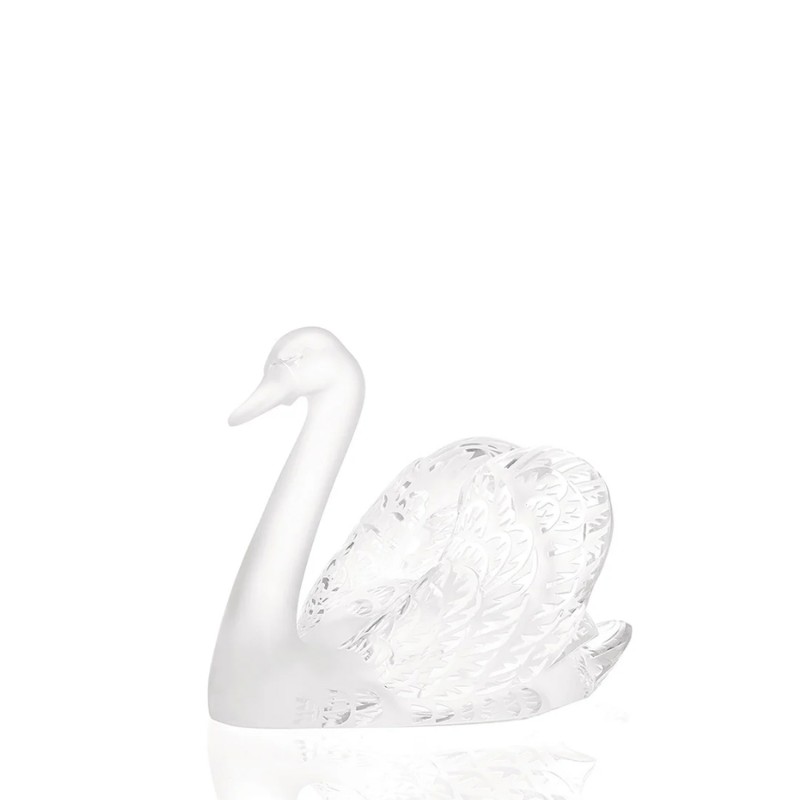 Lalique Scultura Swan head up longho design palermo