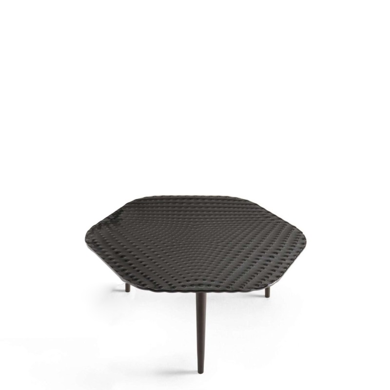 Fiam - Coral Beach coffee table Brilliant black