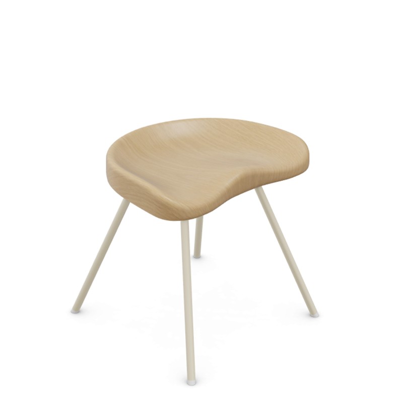 vitra Sgabello Tabouret 307 rovere naturale longho design palermo