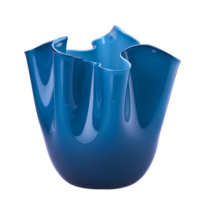 Venini - Fazzoletto Opalino H24 horizon vase