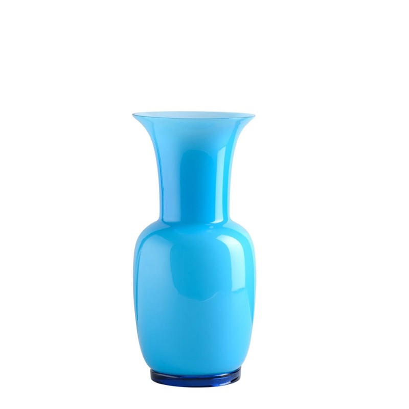 Venini -  Opalino vase acquamare H30