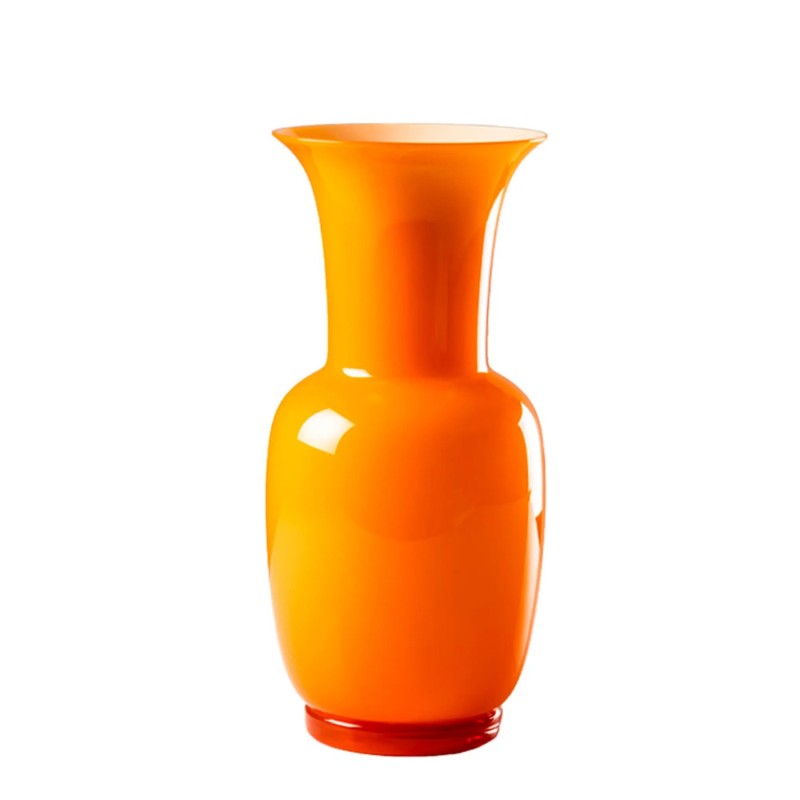 Venini -  Opalino vase orange H36