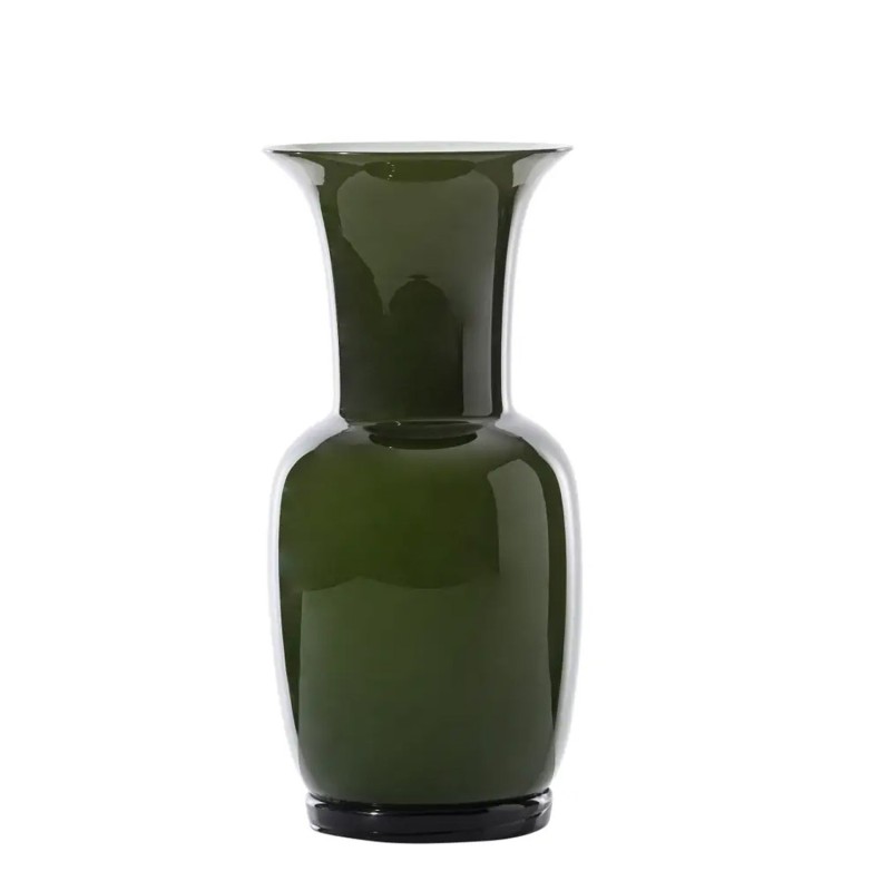 Venini - Opalino vase apple green H36