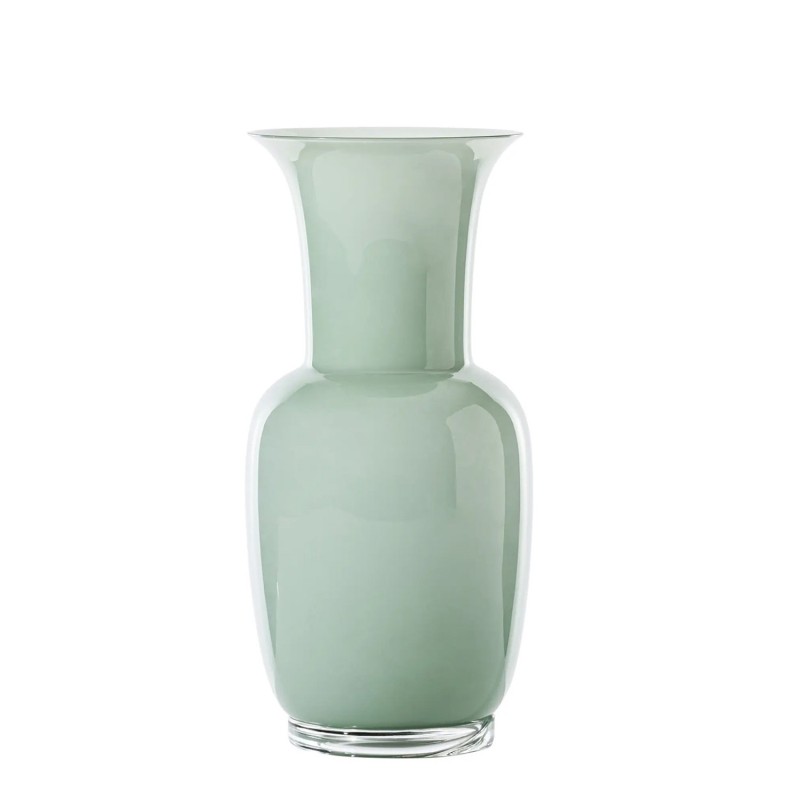 Venini - Opalino vase rio green H36