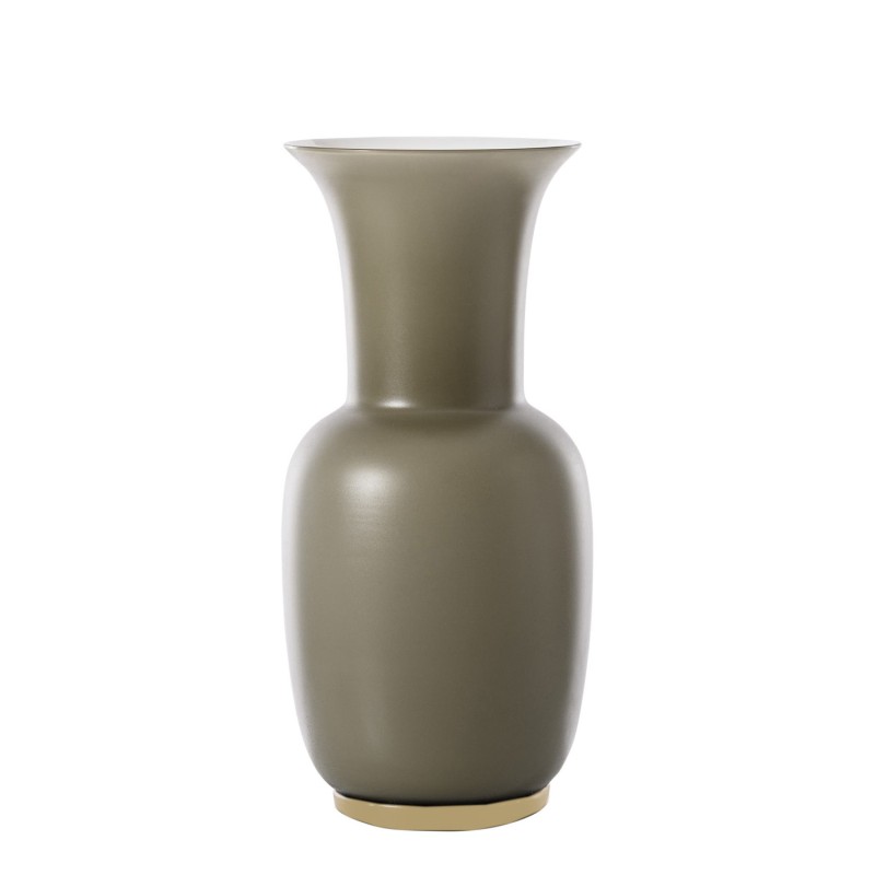 Venini - Opalino vase grey H36