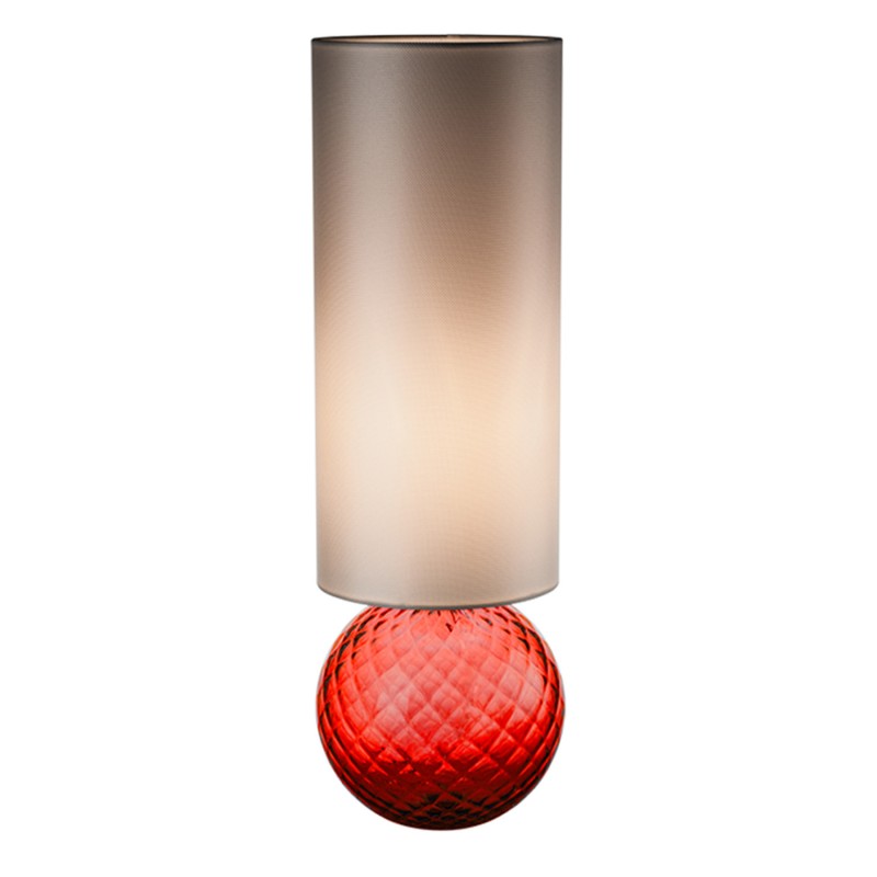 Venini-  Lampada da tavolo Balloton rosso h66 Longho Design Palermo