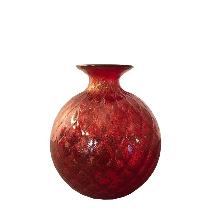 Venini - Vaso Monofiore Balloton H16 rosso special edition