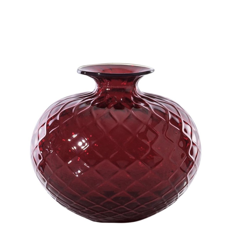 Venini - Monofiore Balloton vase H12 red Venezia