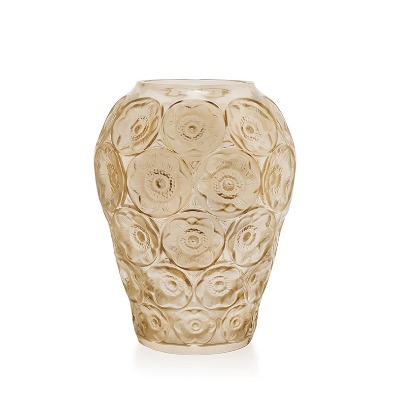 Lalique Vaso Anemones longho design palermo