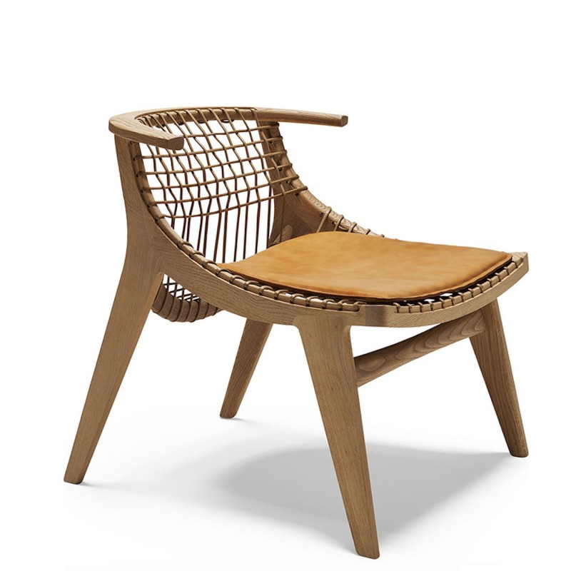 Knoll - Klismos armchair natural oak