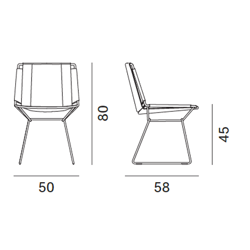 Mdf Italia – Sedia Neil Textile Chair Longho Design Palermo