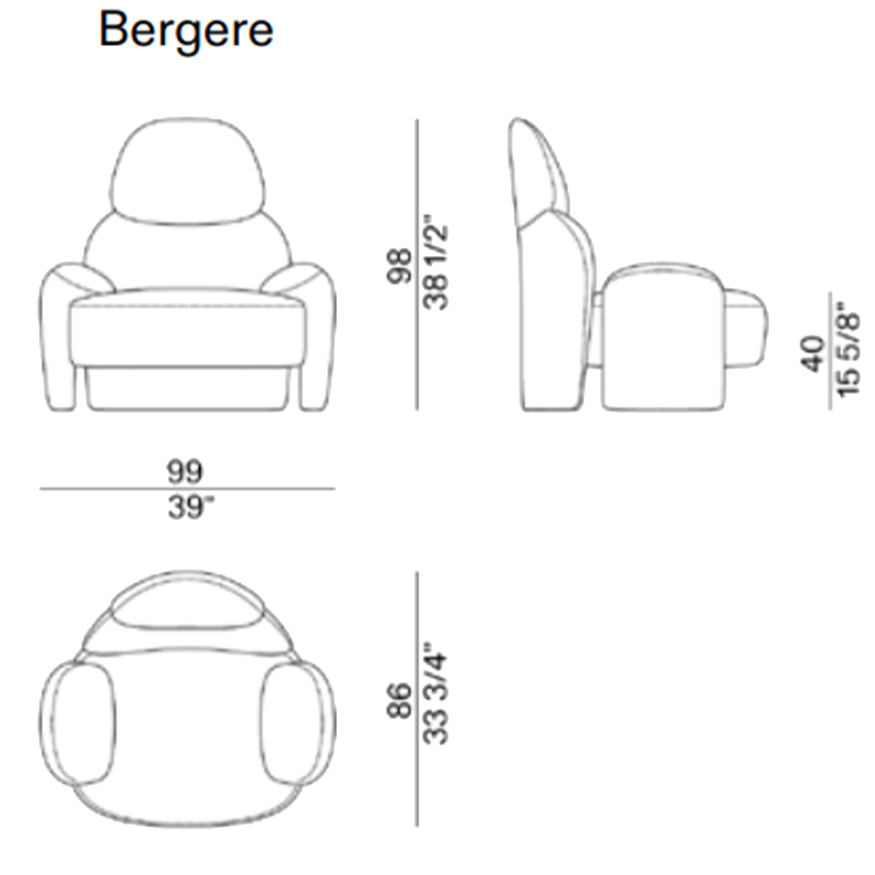 Paolo Castelli - Ama armchair Longho Design Palermo