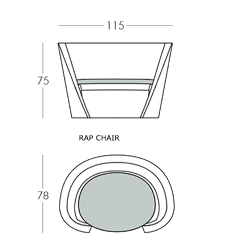 Slide - Poltrona Rap Longho Design Palermo